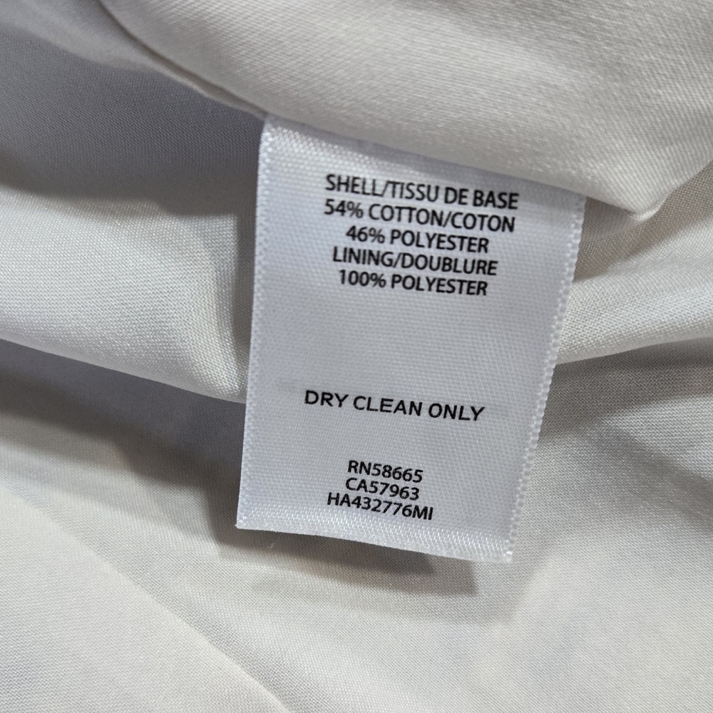 Halogen Multicolor Tweed Collarless Button-Up Bla… - image 8